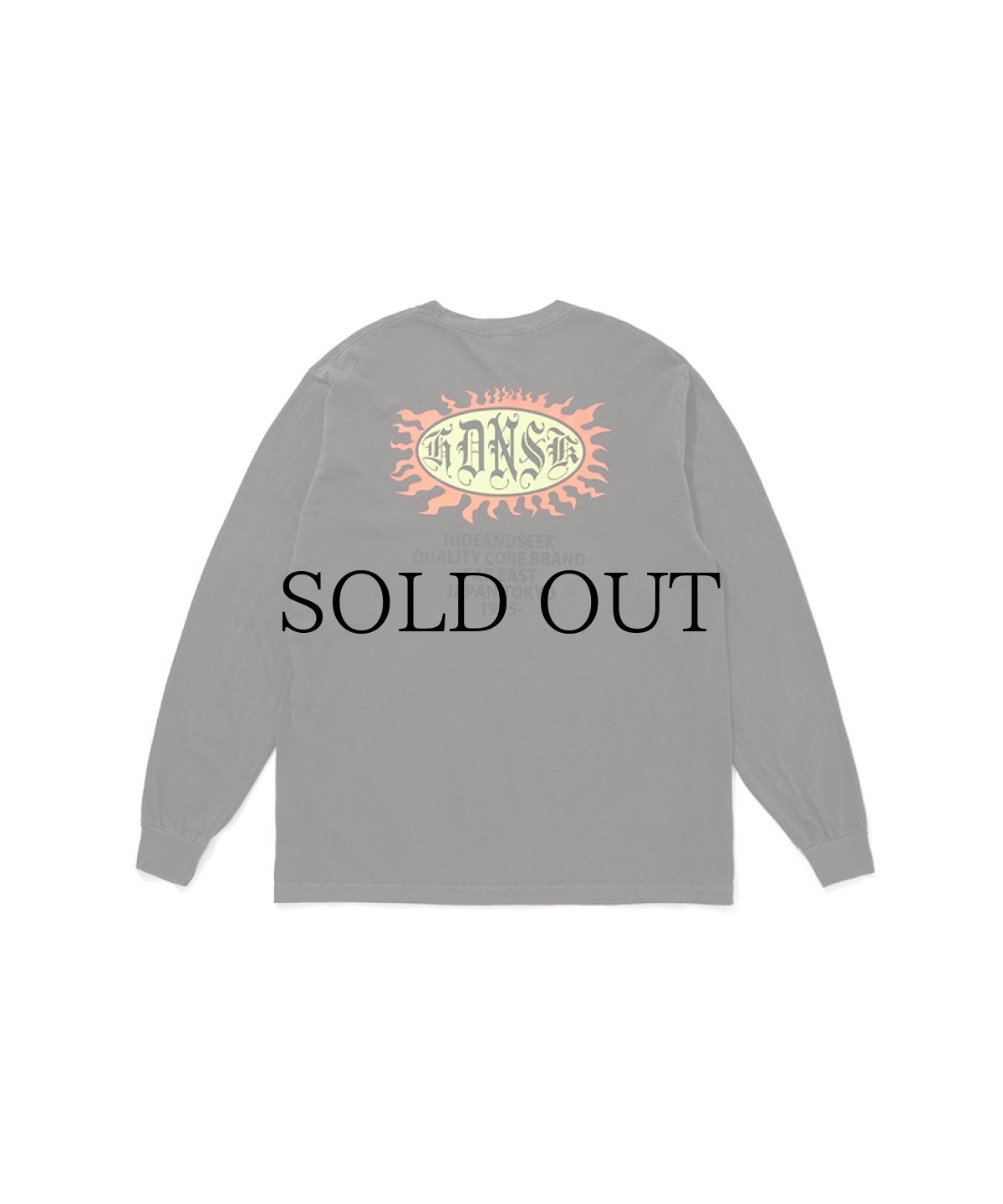 画像2: HIDEANDSEEK(ハイドアンドシーク) / HDNSK L/S Tee (2)