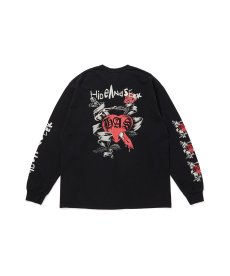 画像1: HIDEANDSEEK(ハイドアンドシーク) / Heart And Dagger L/S Tee(Back) (1)