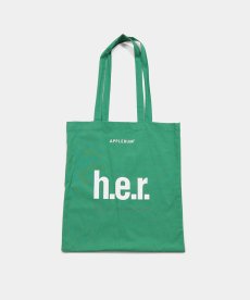 画像1: APPLEBUM(アップルバム) / “h.e.r.” Totebag (1)