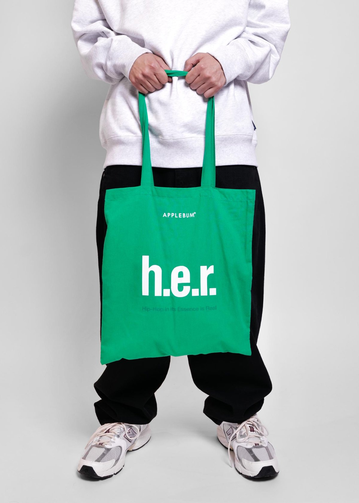 画像6: APPLEBUM(アップルバム) / “h.e.r.” Totebag (6)