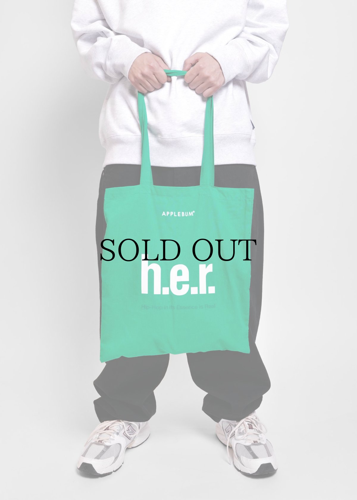 画像7: APPLEBUM(アップルバム) / “h.e.r.” Totebag (7)