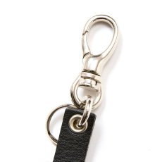画像2: CALEE(キャリー) / ROUND & PYRAMID STUDS LEATHER SHORT KEY RING (2)