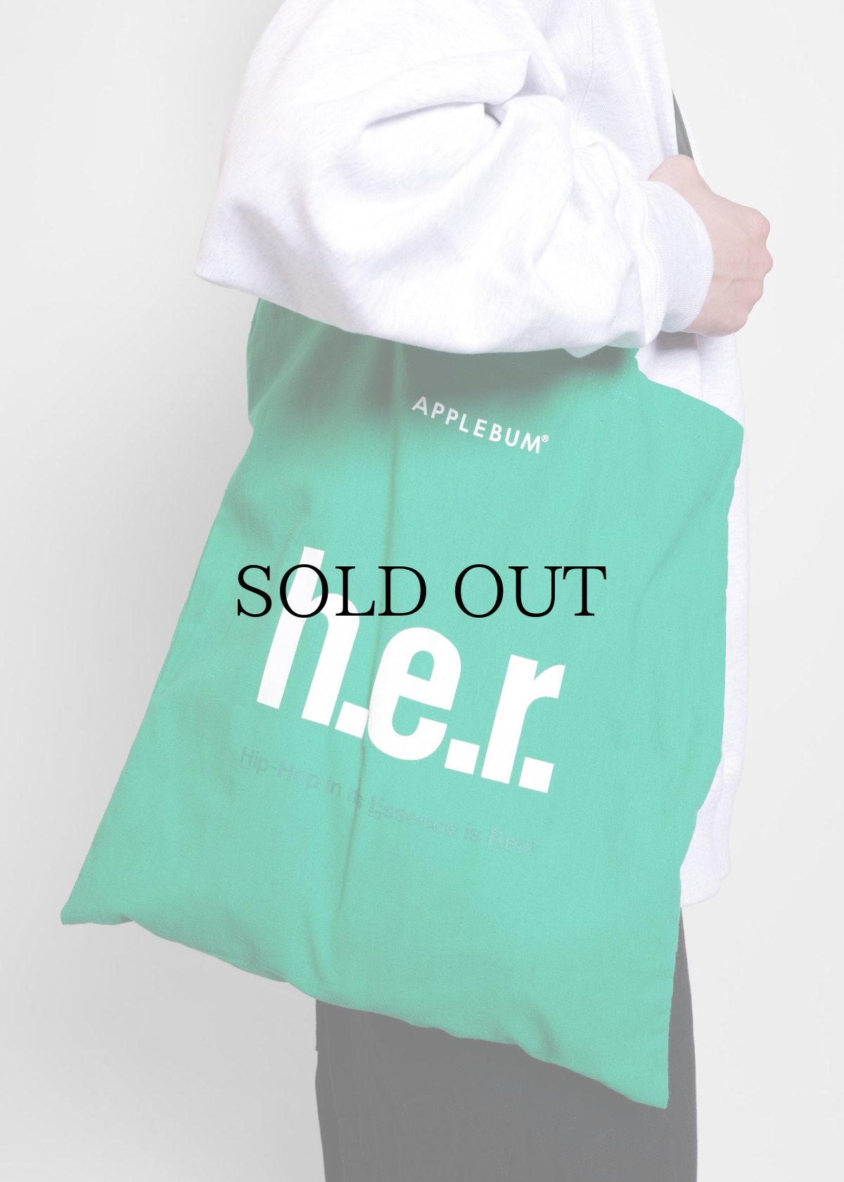 画像6: APPLEBUM(アップルバム) / “h.e.r.” Totebag (6)