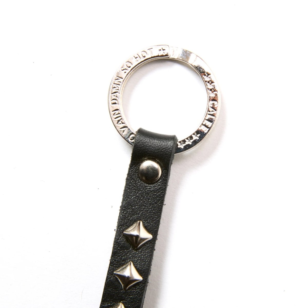 画像2: CALEE(キャリー) / STUDS LEATHER KEY HOLDER (2)