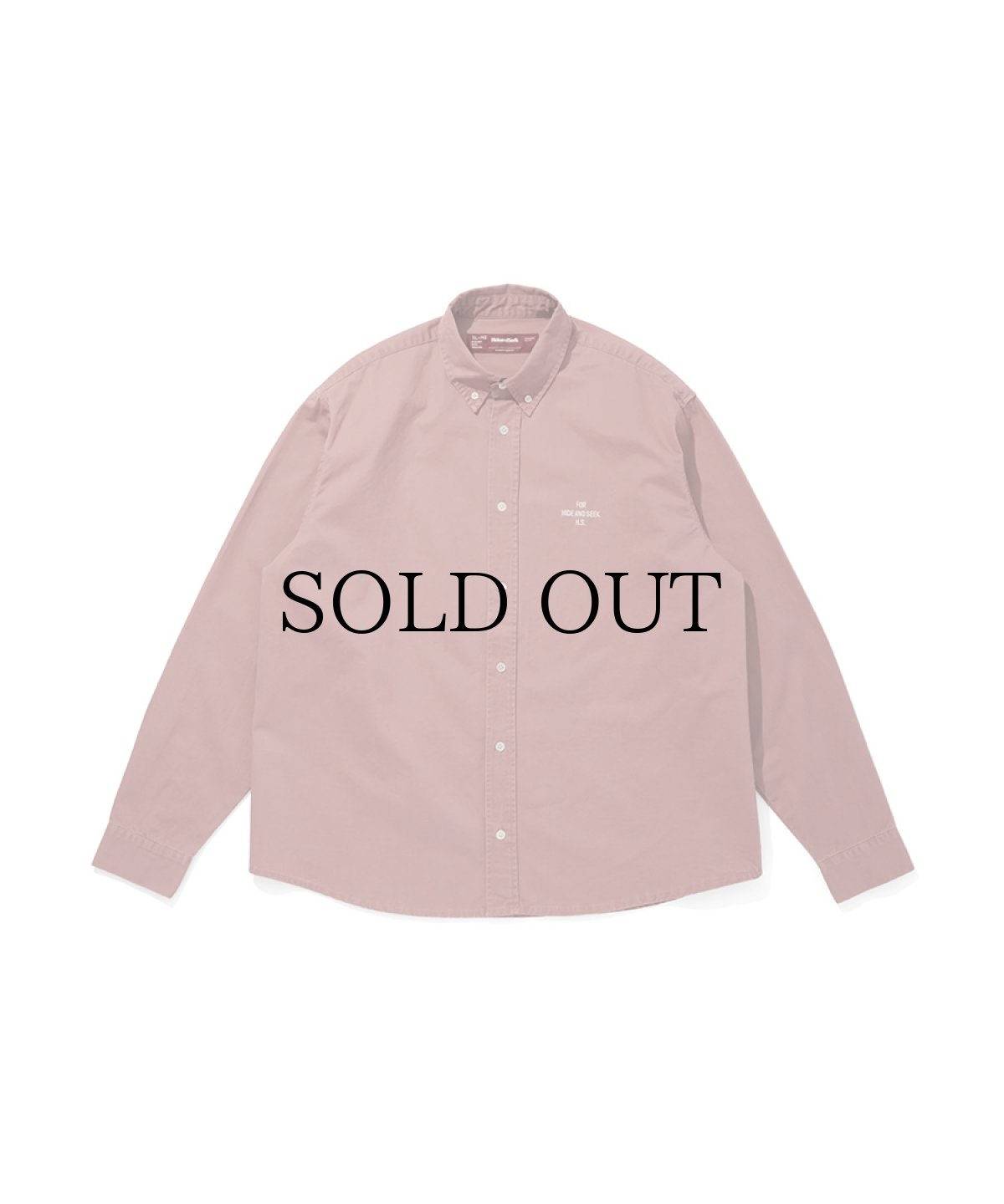 画像3: HIDEANDSEEK(ハイドアンドシーク) / B.D. L/S Shirt(Washed) (3)