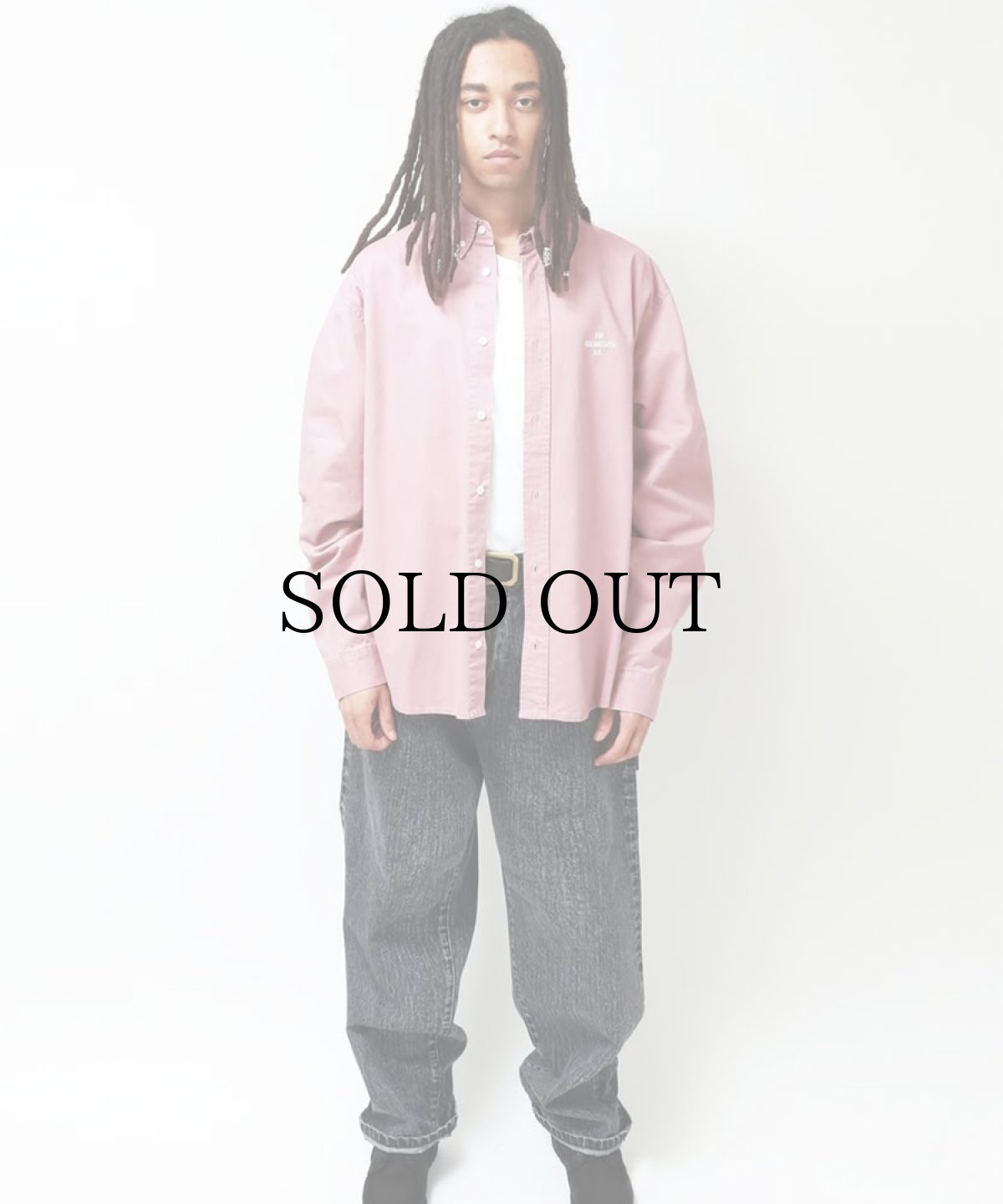 画像6: HIDEANDSEEK(ハイドアンドシーク) / B.D. L/S Shirt(Washed) (6)
