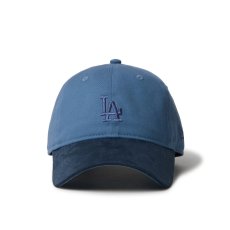 画像2: NEW ERA / 9TWENTY Nuance Color ロサンゼルス・ドジャース フェーデッドブルー スウェードバイザー (2)
