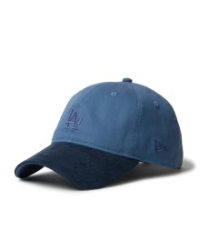画像1: NEW ERA / 9TWENTY Nuance Color ロサンゼルス・ドジャース フェーデッドブルー スウェードバイザー (1)