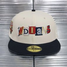 画像2: NEW ERA / Cleveland Indians DeathNote Indians Patch 59Fifty (2)