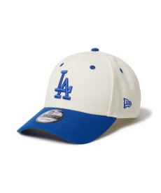 画像1: NEW ERA / 9FORTY 2-Tone Woven Label ロサンゼルス・ドジャース (1)