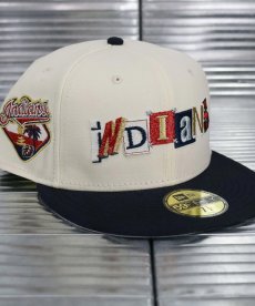 画像1: NEW ERA / Cleveland Indians DeathNote Indians Patch 59Fifty (1)