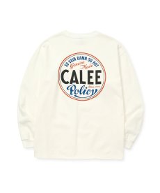 画像2: CALEE(キャリー) / VINTAGE TYPE CIRCLE LOGO L/S TEE (2)