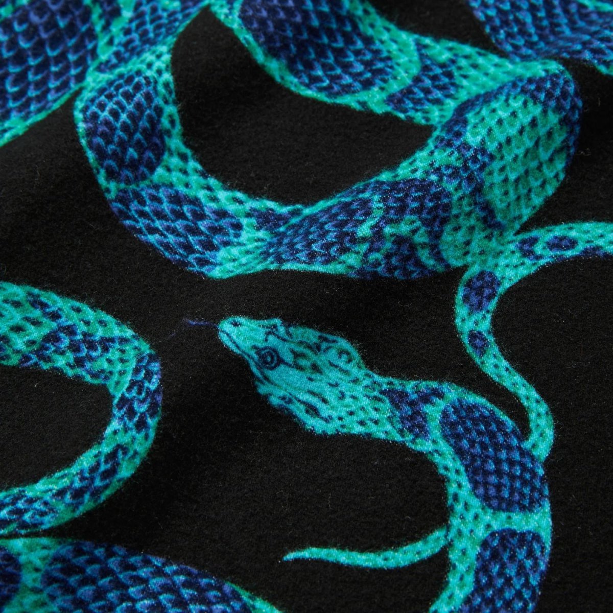 画像8: CALEE(キャリー) / PRINT NEL L/S SH ＜SNAKE PATTERN＞ (8)