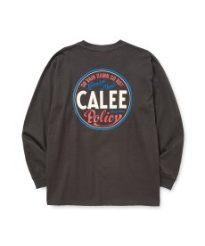 画像4: CALEE(キャリー) / VINTAGE TYPE CIRCLE LOGO L/S TEE (4)
