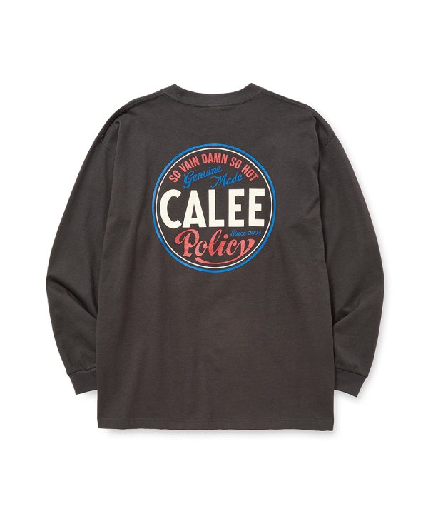 CALEE(キャリー) ロングスリーブTシャツ VINTAGE TYPE CIRCLE LOGO L/S