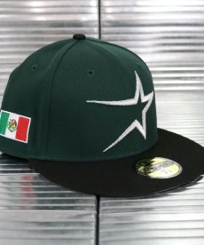 画像1: NEW ERA / Houston Astros Mexico Flag Patch 59Fifty (1)