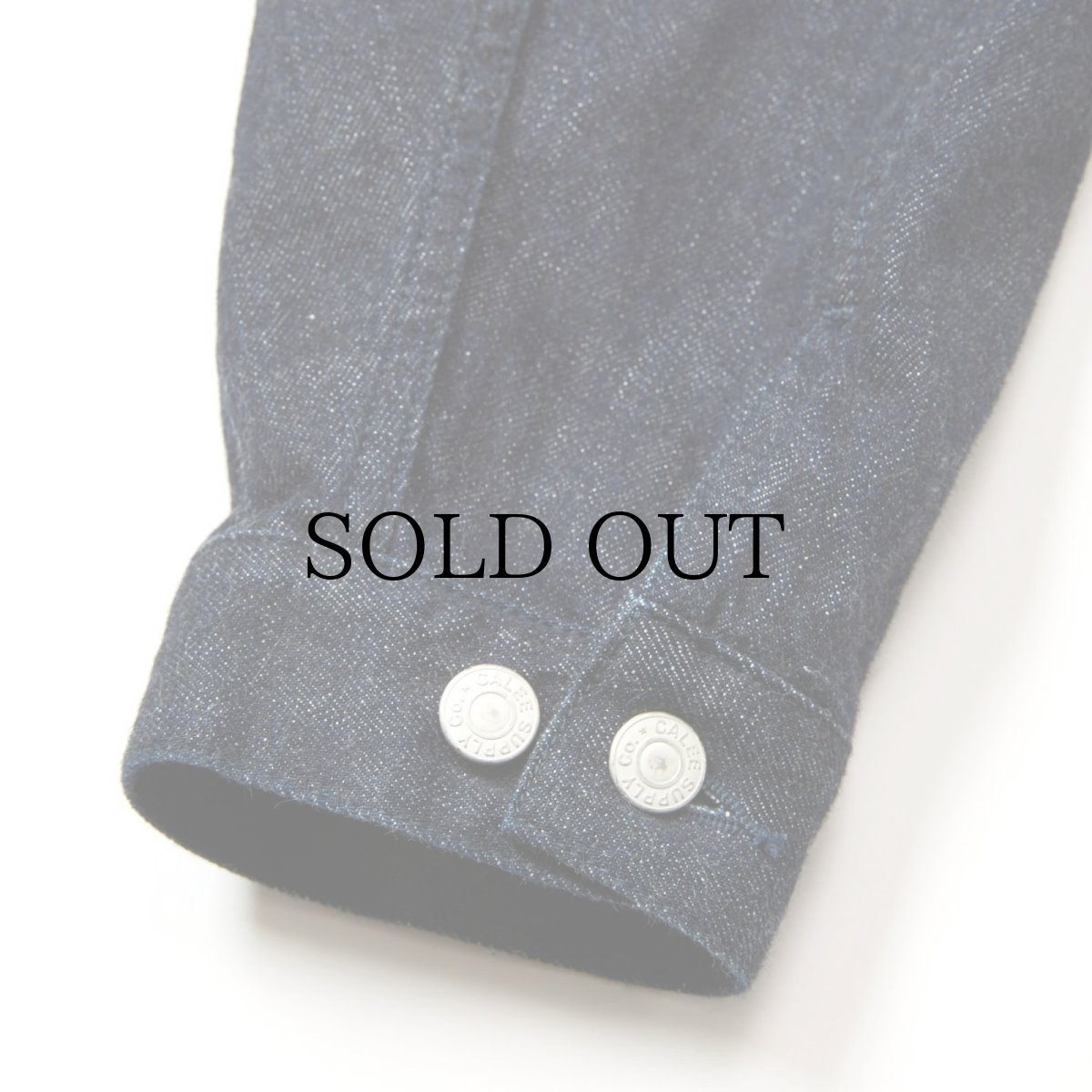 画像7: CALEE(キャリー) / VINTAGE REPRODUCT DENIM COVERALL ＜INDIGO＞ (7)