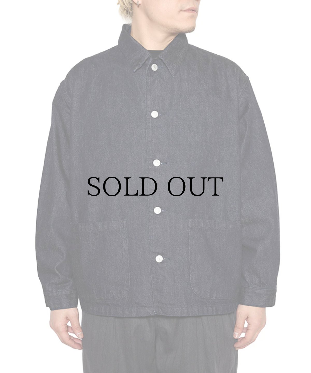 画像8: CALEE(キャリー) / VINTAGE REPRODUCT DENIM COVERALL ＜INDIGO＞ (8)