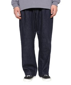 画像9: CALEE(キャリー) / VINTAGE REPRODUCT DENIM TUCK TROUSERS ＜INDIGO＞ (9)