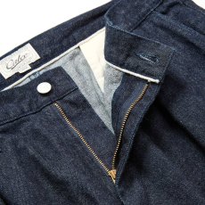 画像6: CALEE(キャリー) / VINTAGE REPRODUCT DENIM TUCK TROUSERS ＜INDIGO＞ (6)