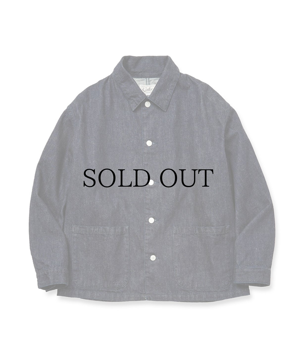 画像1: CALEE(キャリー) / VINTAGE REPRODUCT DENIM COVERALL ＜INDIGO＞ (1)