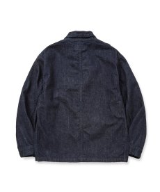 画像2: CALEE(キャリー) / VINTAGE REPRODUCT DENIM COVERALL ＜INDIGO＞ (2)