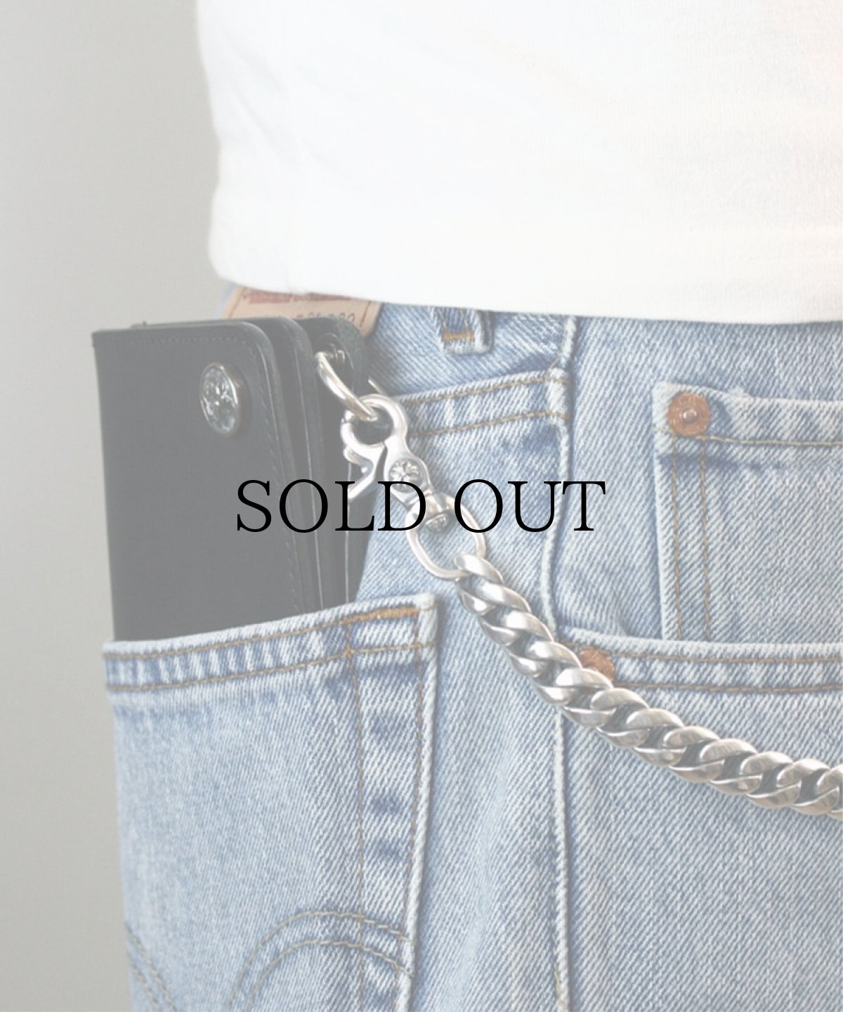 画像5: ArgentGleam / Classic DoubleClip Narrow Walletchain (5)