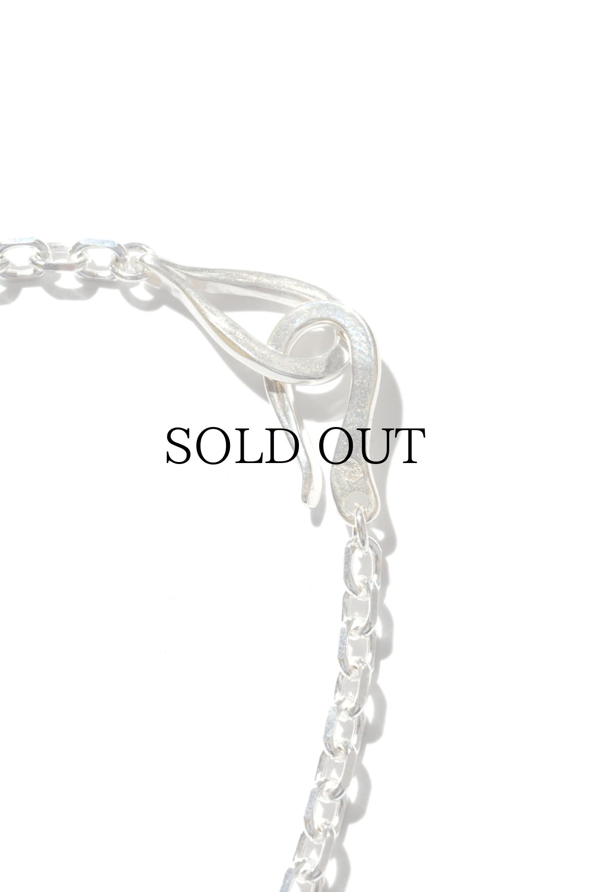 画像2: LARRY SMITH(ラリースミス) / INFINITY HOOK CABLE CHAIN L (50cm) (2)