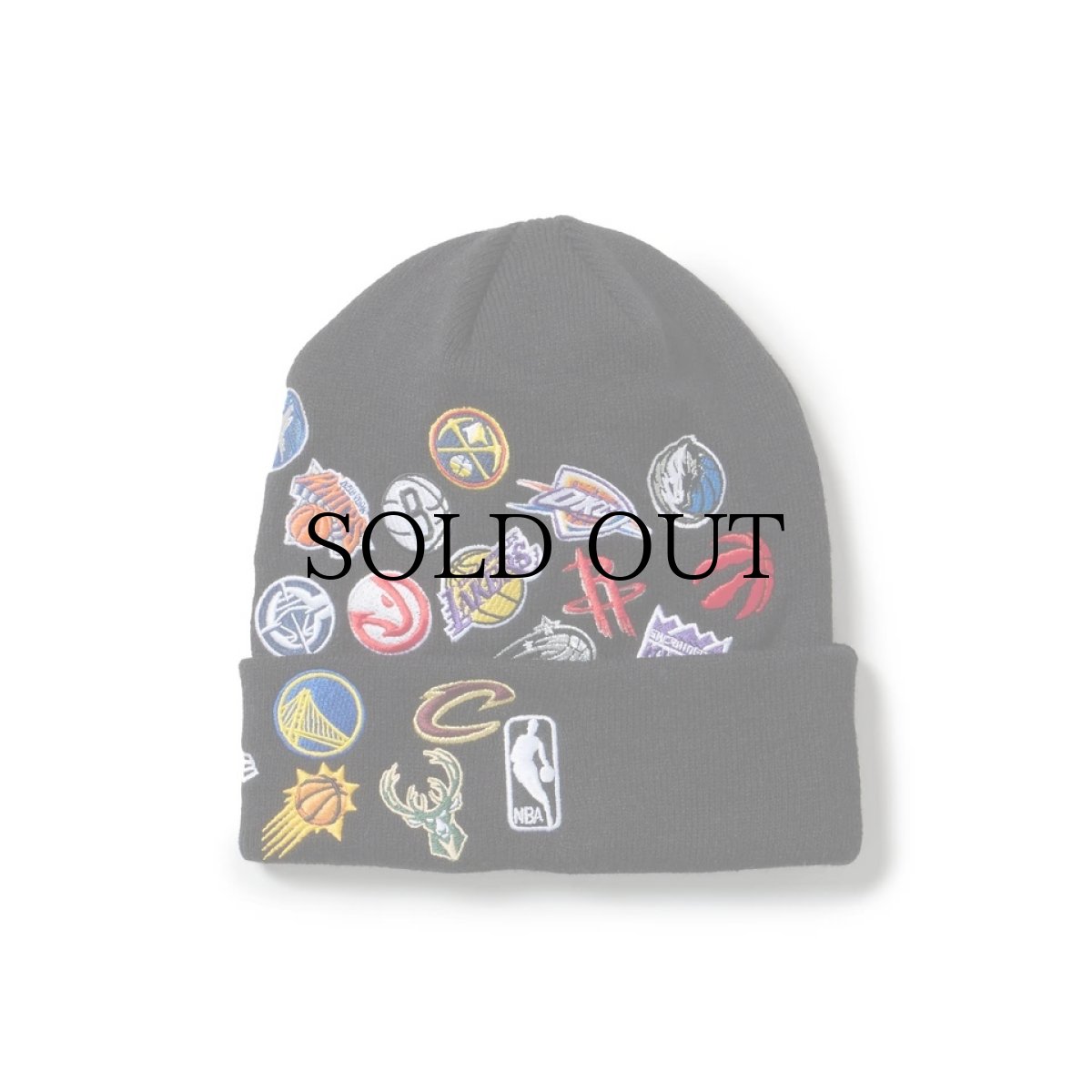 画像2: NEW ERA / ベーシック カフニット チームロゴ オールオーバー NBA (2)