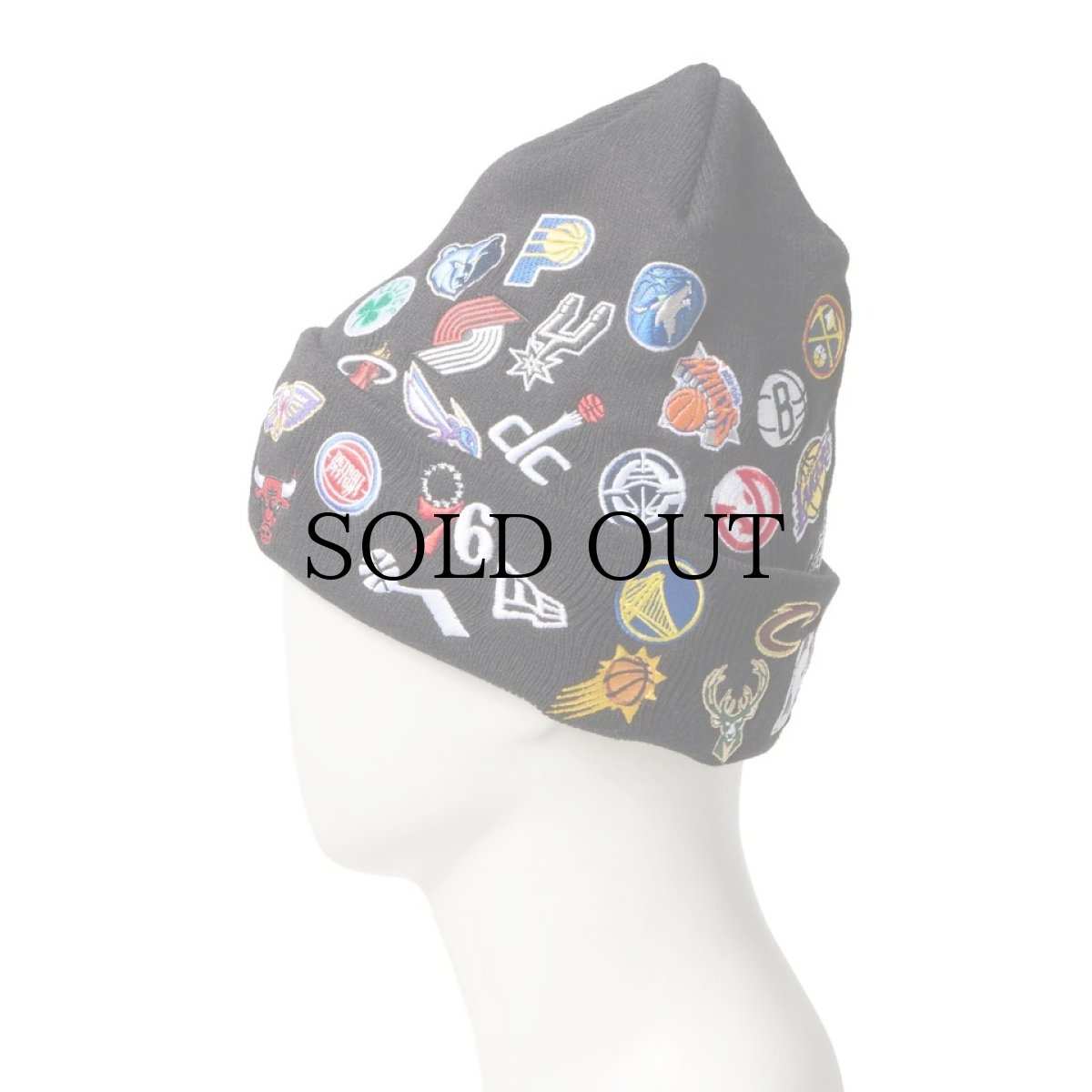 画像5: NEW ERA / ベーシック カフニット チームロゴ オールオーバー NBA (5)