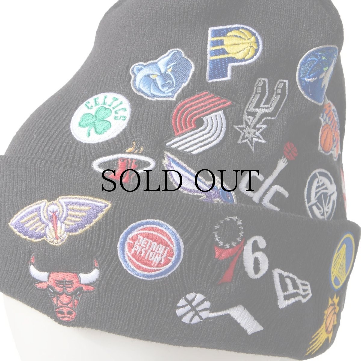 画像9: NEW ERA / ベーシック カフニット チームロゴ オールオーバー NBA (9)