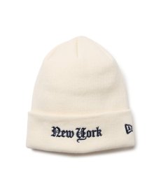 画像1: NEW ERA / ベーシック カフニット オールドロゴ (1)