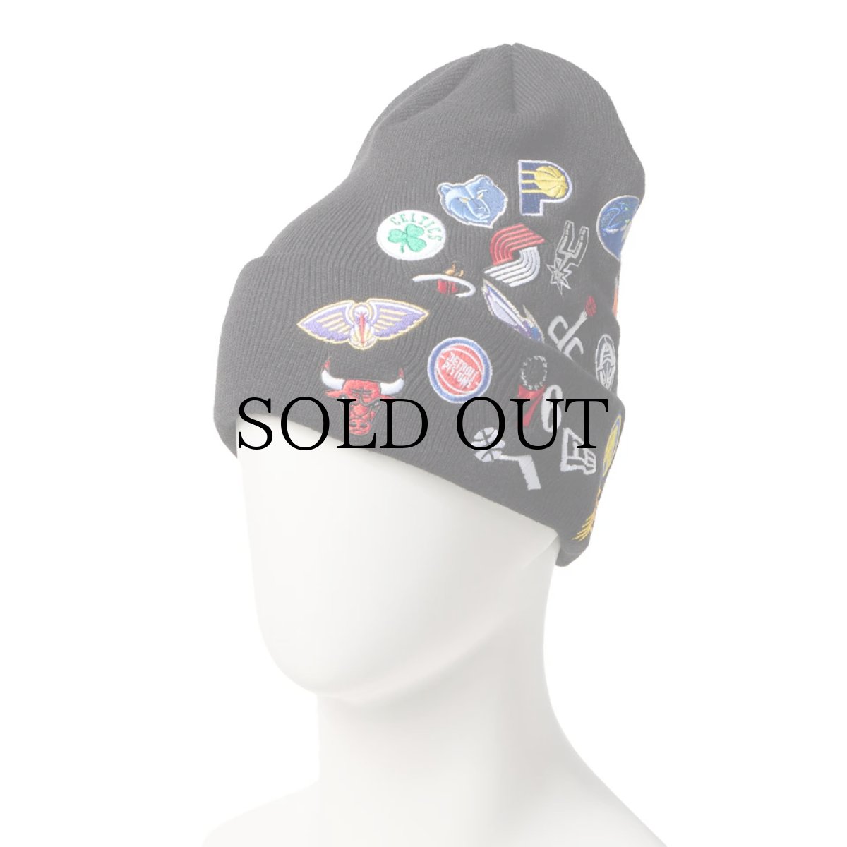 画像3: NEW ERA / ベーシック カフニット チームロゴ オールオーバー NBA (3)