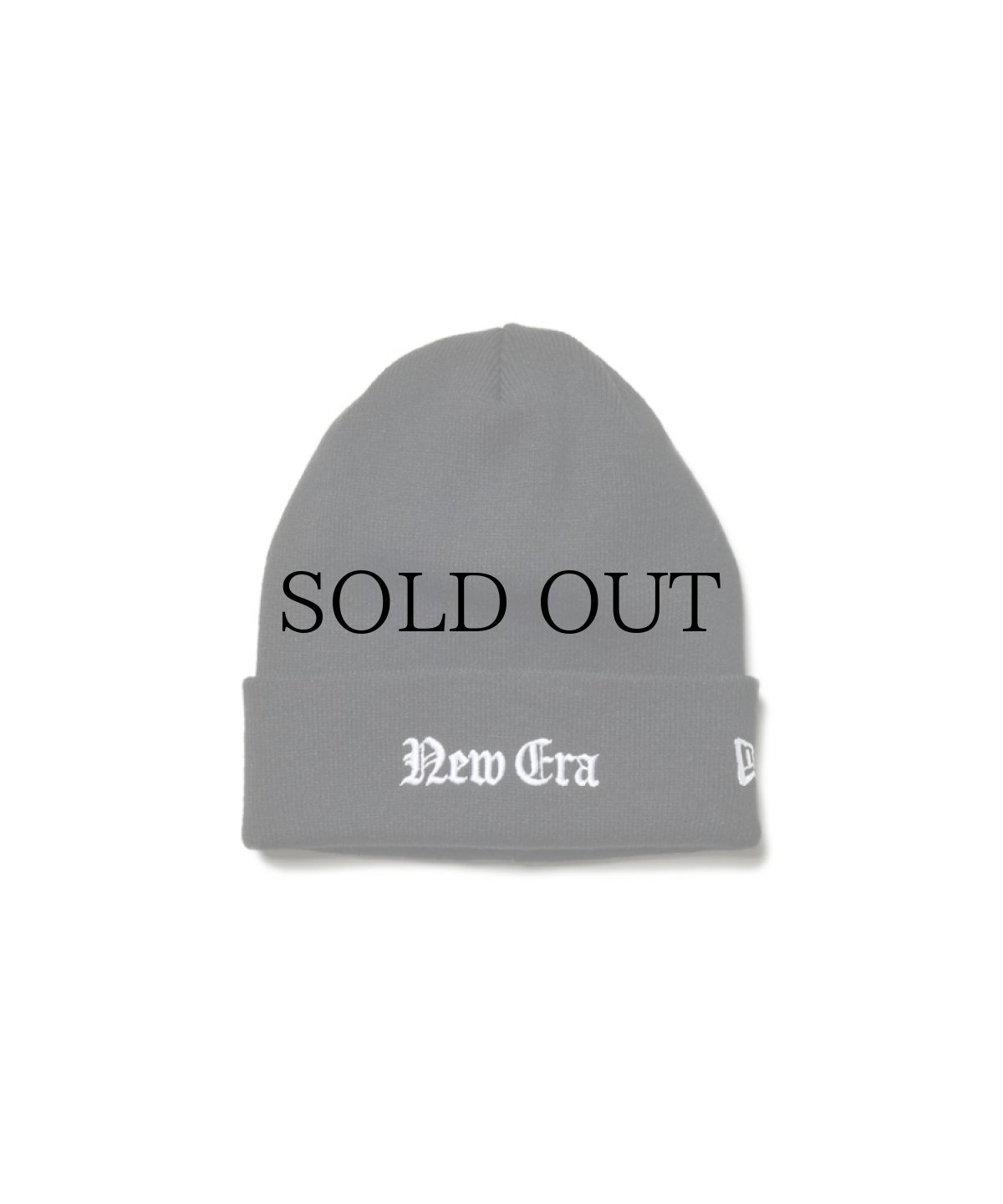 画像1: NEW ERA / ベーシック カフニット Old English NEW ERA (1)