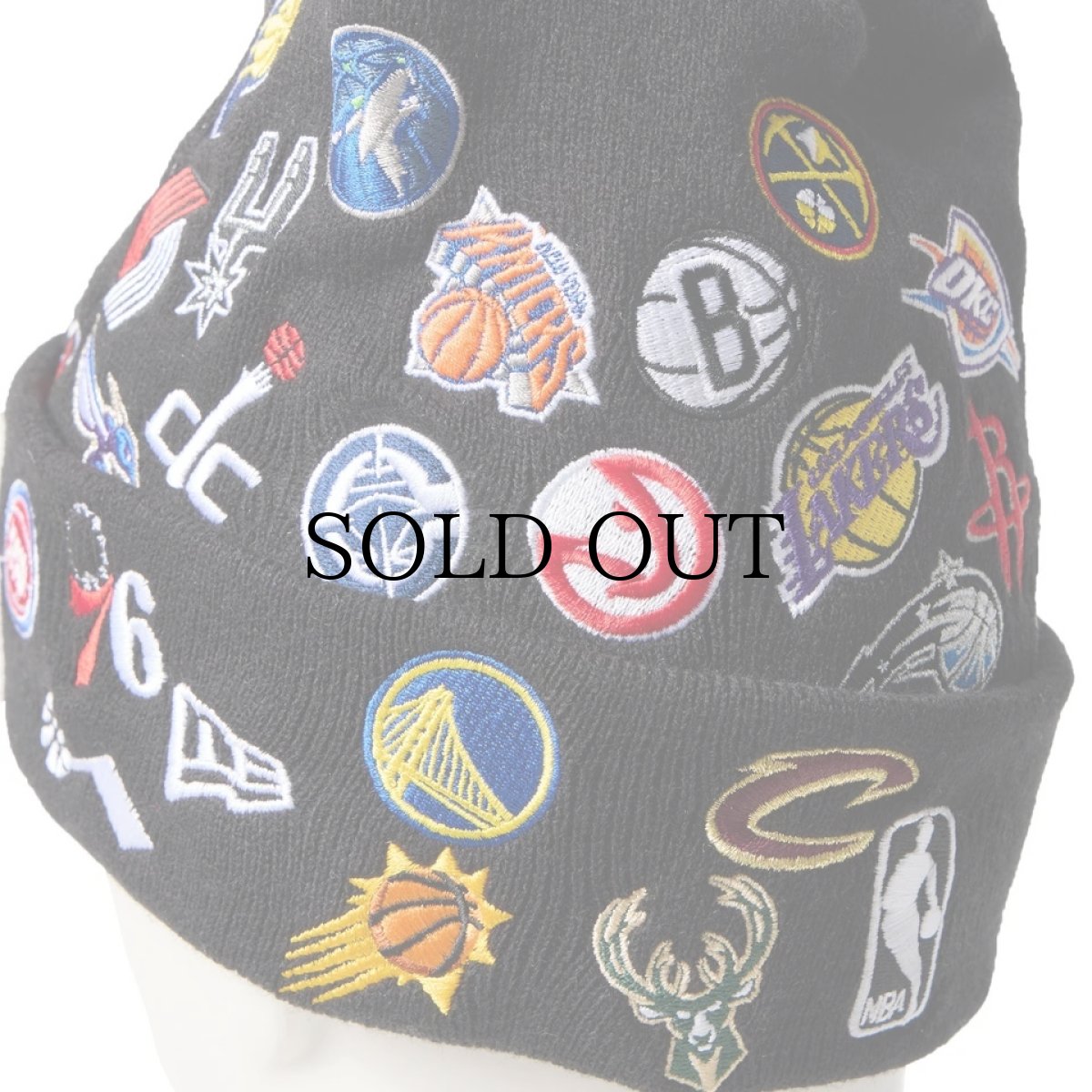 画像10: NEW ERA / ベーシック カフニット チームロゴ オールオーバー NBA (10)