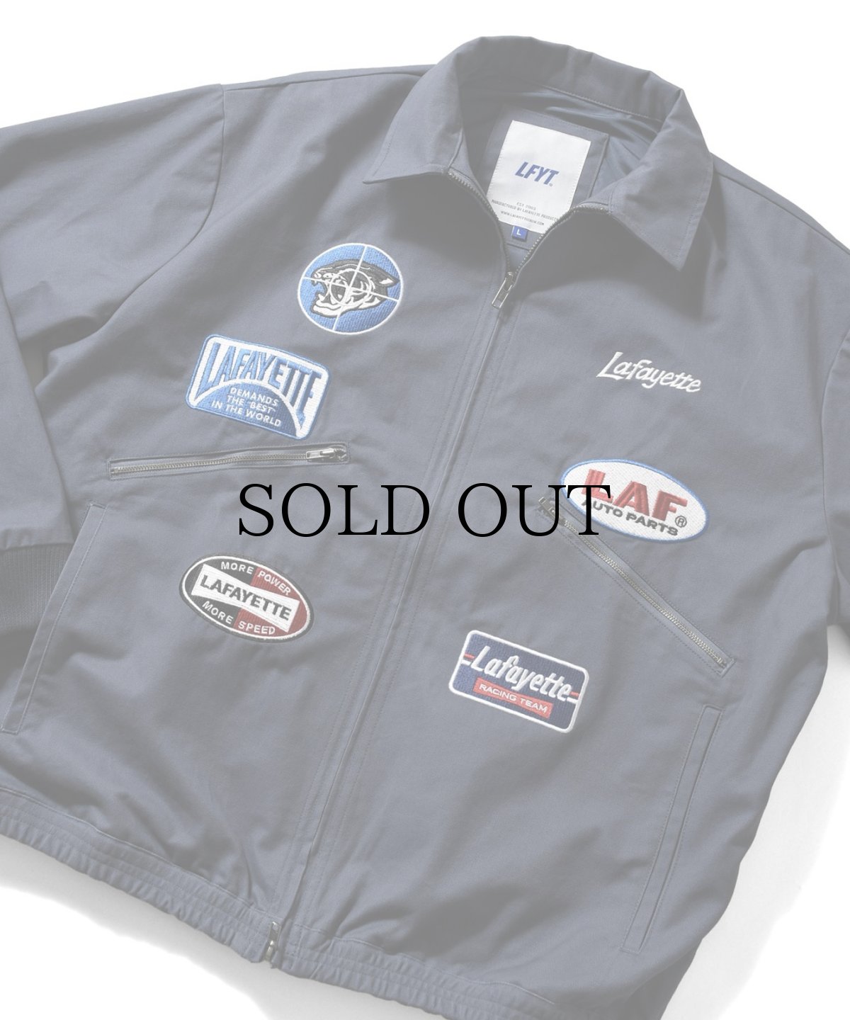 画像8: 【20%OFF】LFYT(ラファイエット) / RACING PATCH WORK JACKET (8)