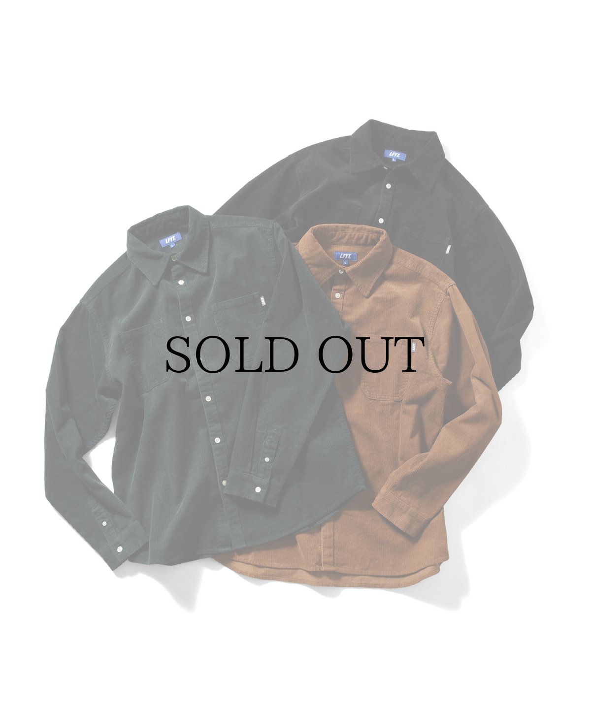 画像1: 【20%OFF】LFYT(ラファイエット) / CLASSIC CORDUROY SHIRT (1)