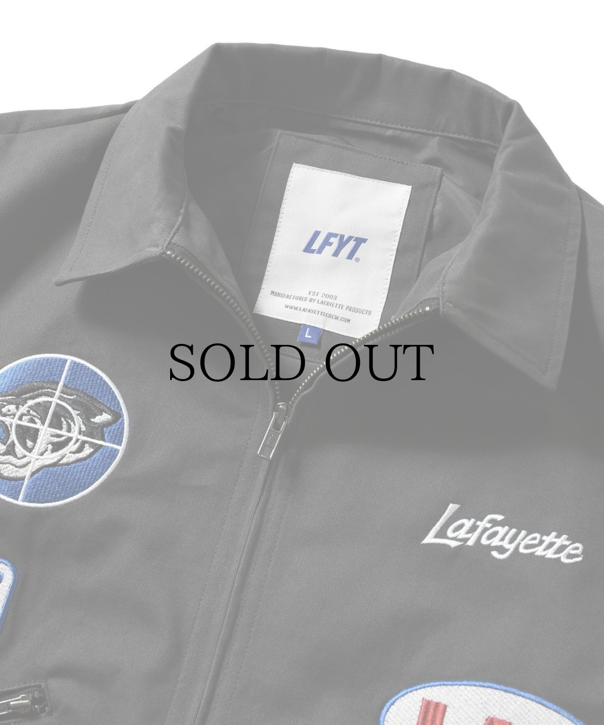 画像9: 【20%OFF】LFYT(ラファイエット) / RACING PATCH WORK JACKET (9)