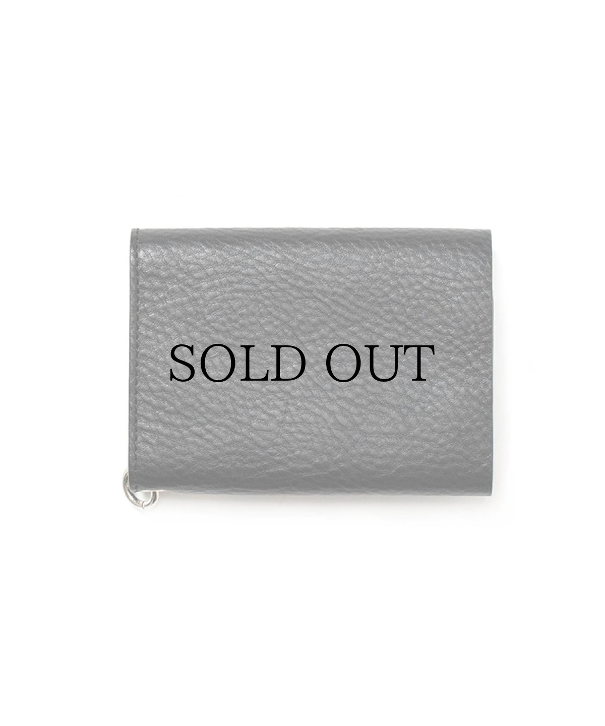 画像2: CALEE(キャリー) / STUDS LEATHER FLAP HALF WALLET (2)