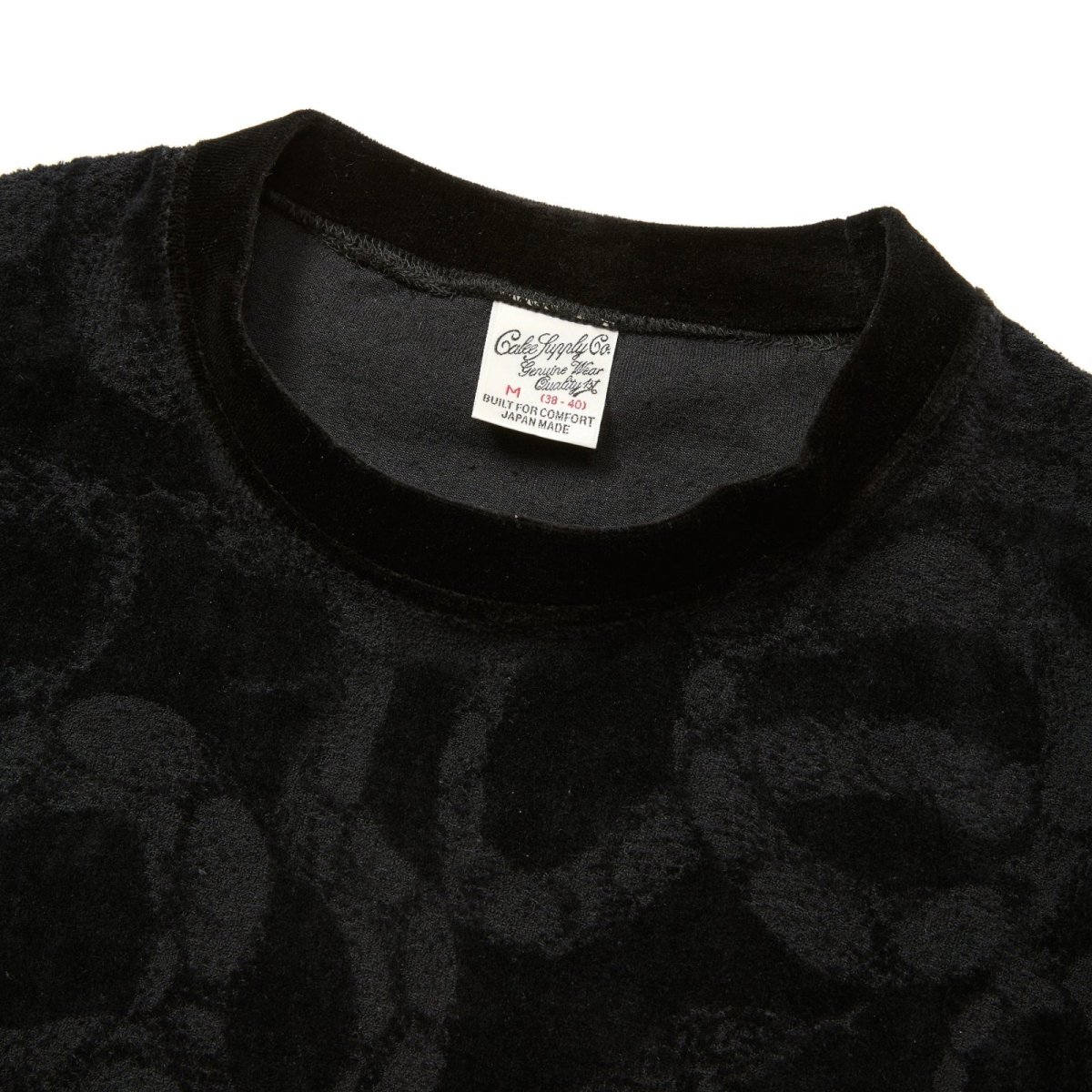 画像2: CALEE(キャリー) / JQ VELOUR CREW NECK CS ＜SNAKE PATTERN＞ (2)