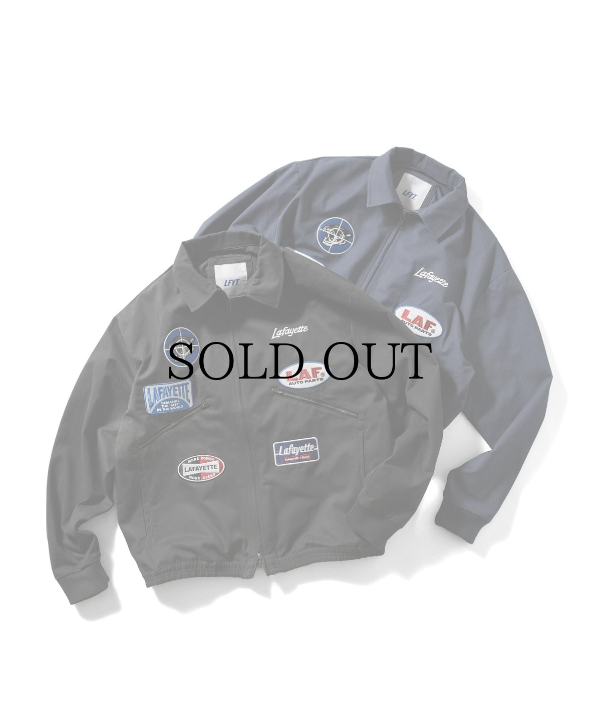画像2: 【20%OFF】LFYT(ラファイエット) / RACING PATCH WORK JACKET (2)