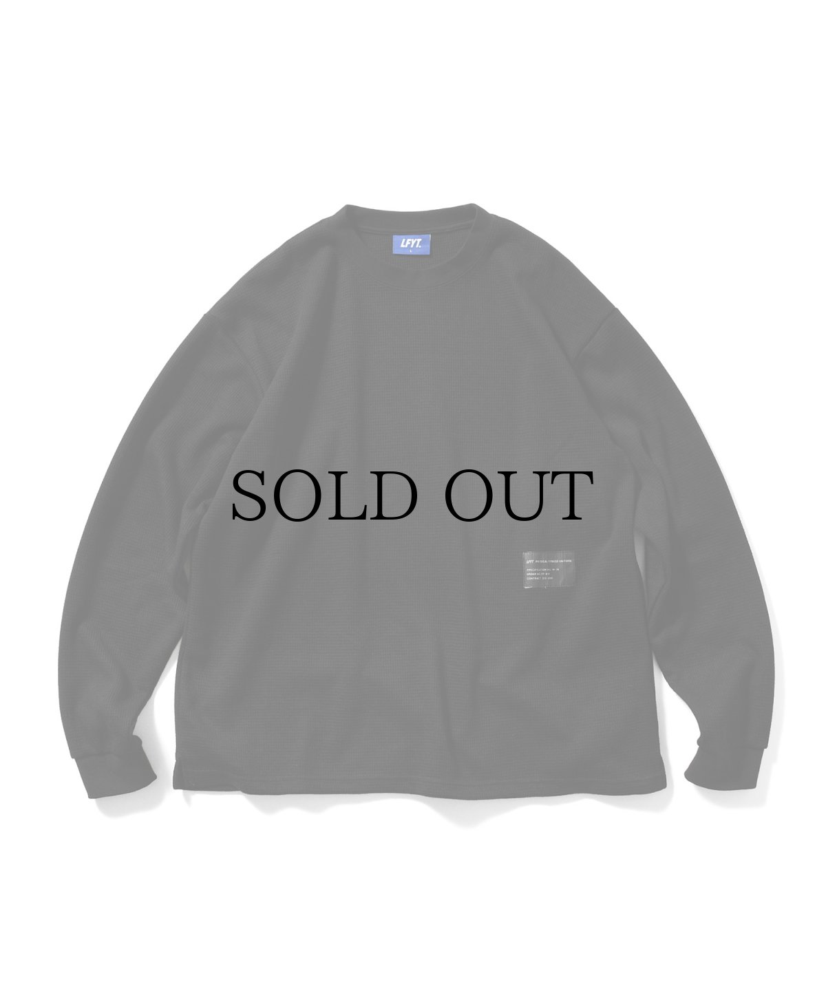 画像4: 【20%OFF】LFYT(ラファイエット) / WAFFLE THERMAL L/S TEE (4)