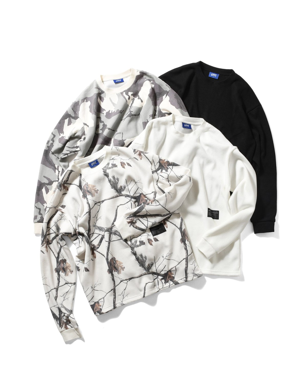 画像1: LFYT(ラファイエット) / WAFFLE THERMAL L/S TEE (1)