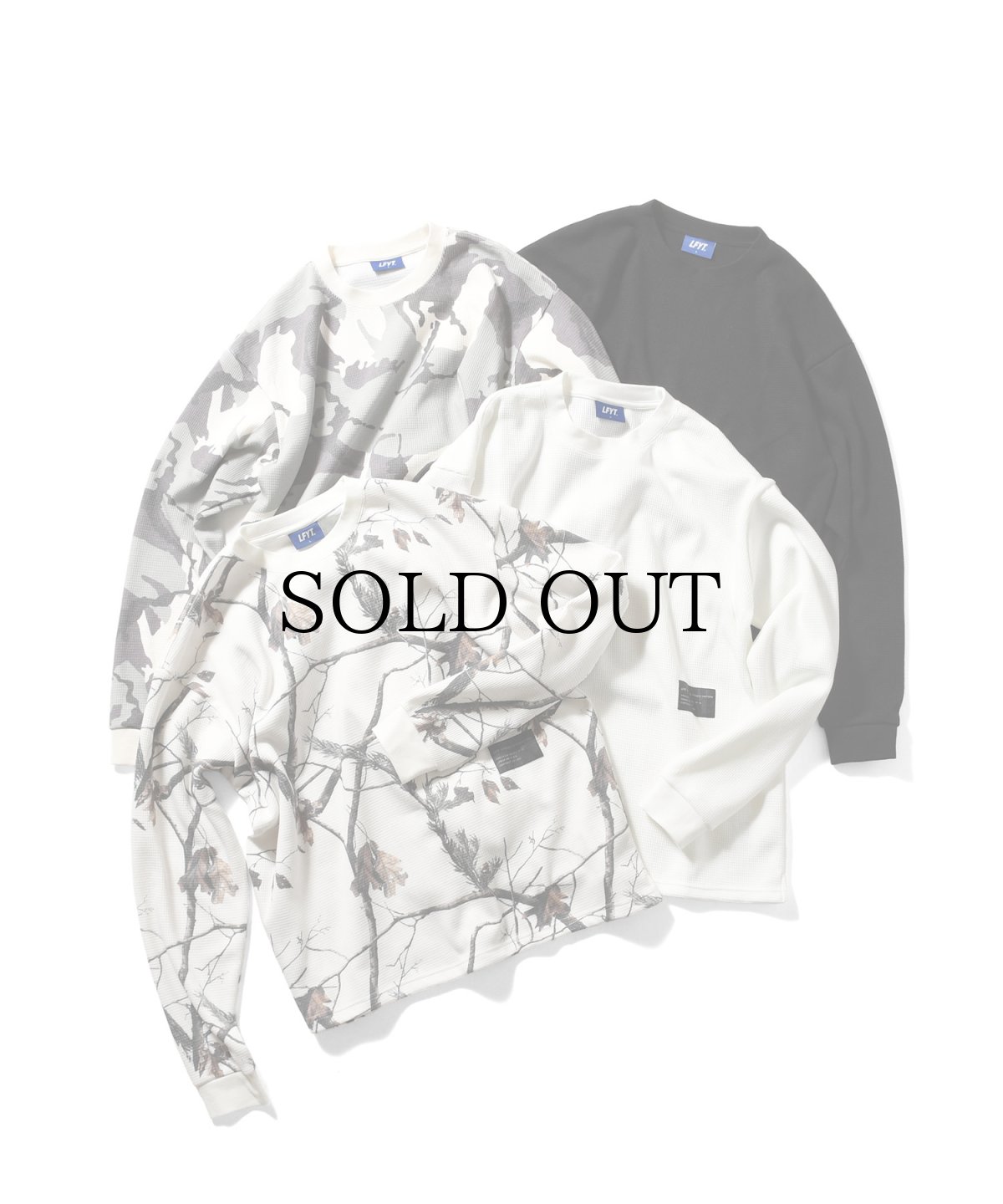 画像2: 【20%OFF】LFYT(ラファイエット) / WAFFLE THERMAL L/S TEE (2)