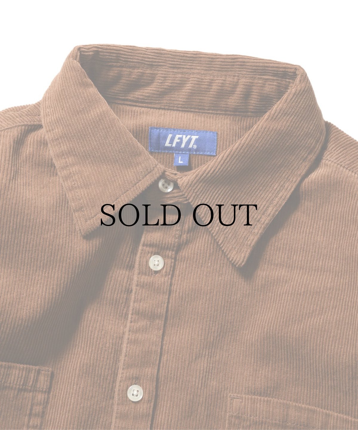 画像9: 【20%OFF】LFYT(ラファイエット) / CLASSIC CORDUROY SHIRT (9)