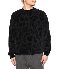 画像6: CALEE(キャリー) / JQ VELOUR CREW NECK CS ＜SNAKE PATTERN＞ (6)