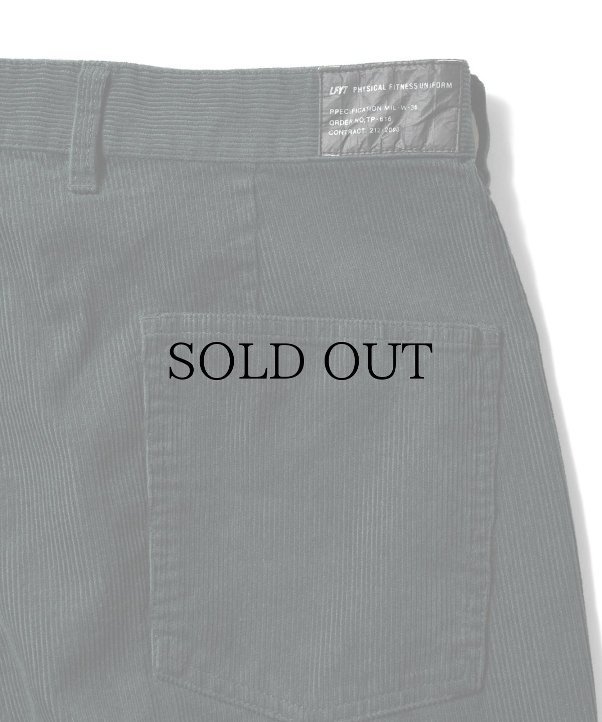 画像25: 【30%OFF】LFYT(ラファイエット) / DOUBLE KNEE CORDUROY PANTS (25)