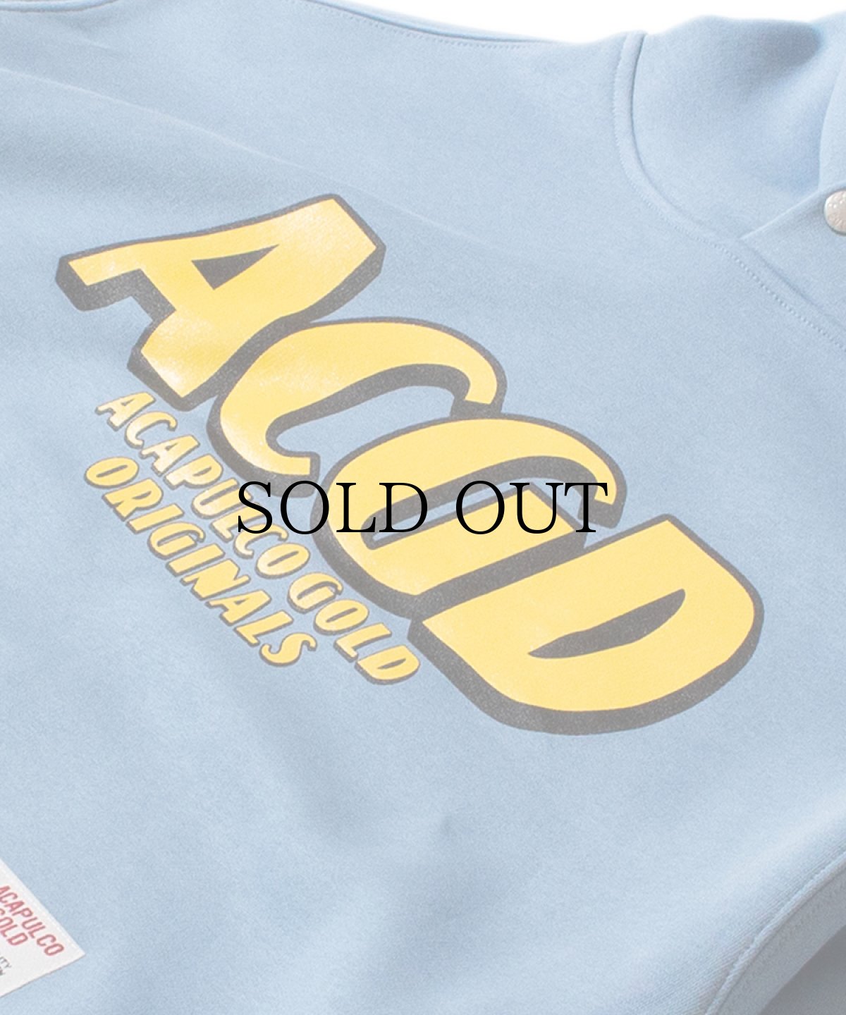 画像5: ACAPULCO GOLD(アカプルコゴールド) / ACGD SNAP HOODED SWEATSHIRT (5)