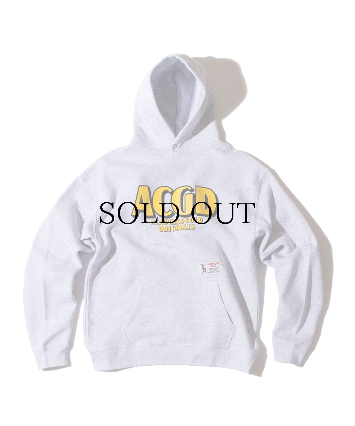 画像3: ACAPULCO GOLD(アカプルコゴールド) / ACGD SNAP HOODED SWEATSHIRT (3)