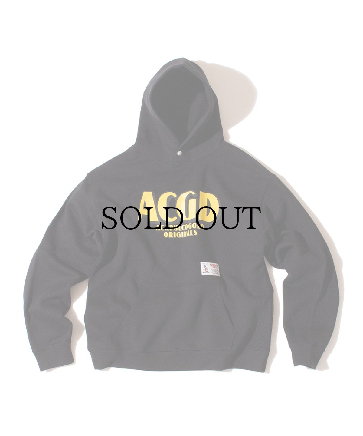画像2: ACAPULCO GOLD(アカプルコゴールド) / ACGD SNAP HOODED SWEATSHIRT (2)